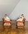 Orange Antique Victorian Staffordshire Bookends, 1860, Set of 2 For Sale - Image 8 of 8
