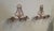 Art Deco A Pair 1930s Brass & Crystal Swan Candle Wall Sconces For Sale - Image 3 of 10
