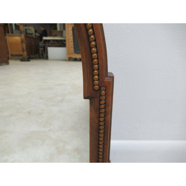 1930s Art Deco Walnut Shaving Mirror For Sale - Image 10 of 12