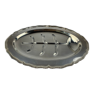 Mid 20th Century Silver-Plated Large Serving Platter