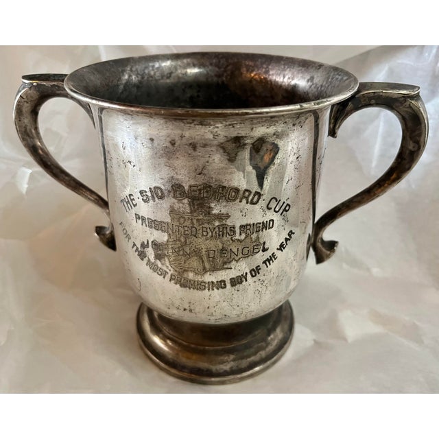 Vintage English trophy The Sid Bedford (historical footballer) Cup. This is a collegiate trophy. A very nice shape.
