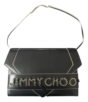 21st Century Jimmy Choo Black Leather Crossbody Bag
