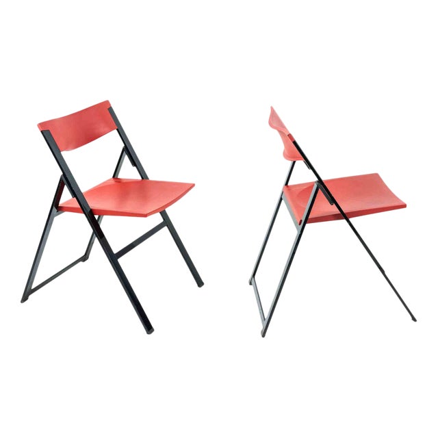 Set of P08 Folding Chairs by Justus Kolberg, 1991 For Sale