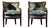 Early 19th Century Russian Empire Style Mahogany Bergère Armchairs - Pair For Sale