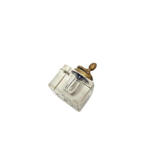 Art Deco Crystal Inkwell, Germany, 1930s For Sale - Image 13 of 14