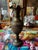 Metal 1970s Large Brass Hand Painted Design Vase For Sale - Image 7 of 10