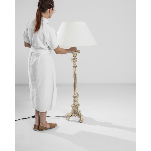 1800s French Wooden Floor Lamp For Sale - Image 9 of 18