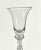 English Mid 18th Century George III Double Knopped Double Series Air Twist Wine Glass For Sale - Image 3 of 4