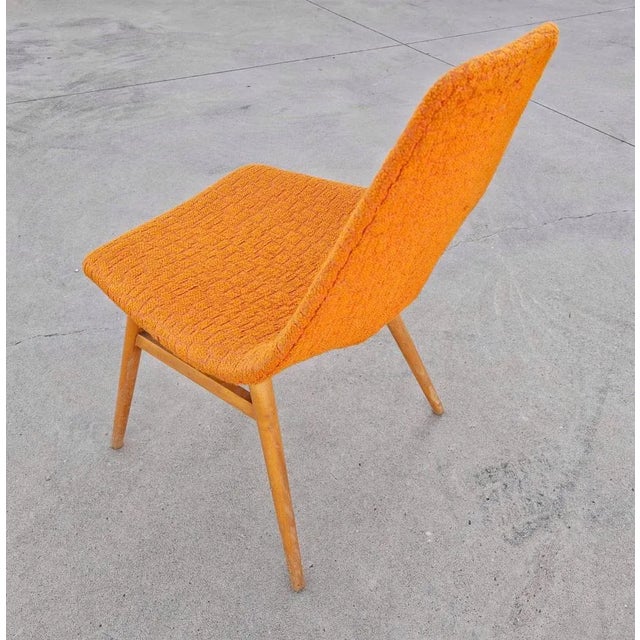 Set of Mid-Century Modern Side Chairs attributed to Judit Burian and Erika Szek, 1959 For Sale - Image 11 of 12