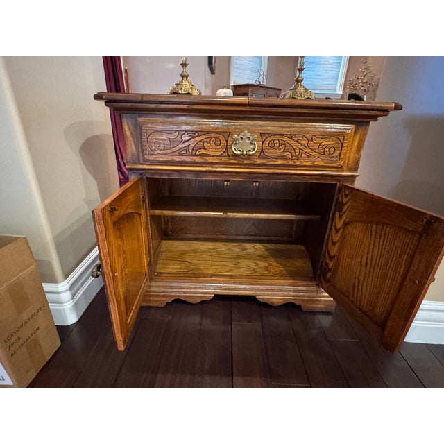 Vintage American Drew Bar Table For Sale - Image 4 of 7