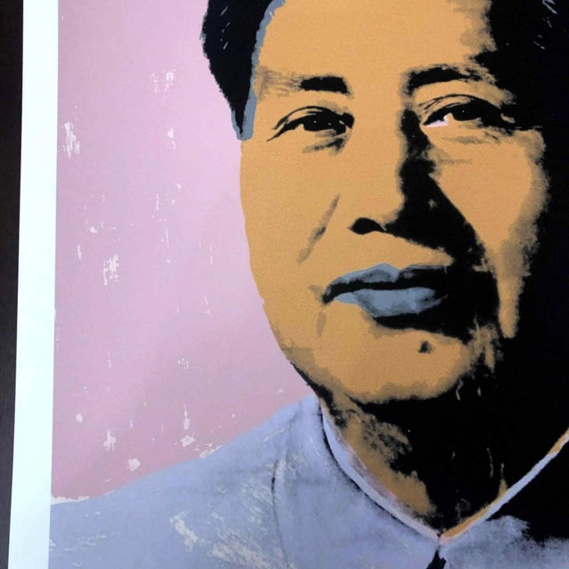 Lithograph "Mao Zedong" Signed of the plate and numbered by hand Limited Edition of 500 pieces Each piece is individually...