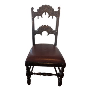 Late 19th Century Italian Florentine Baroque Revival Chair For Sale