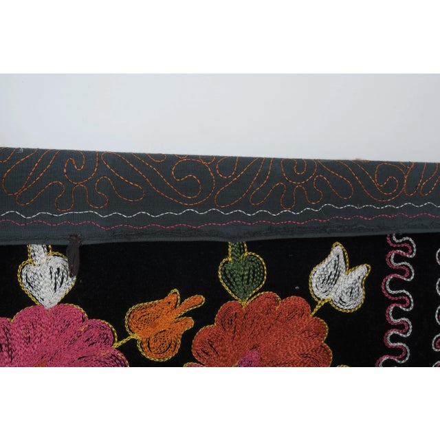 Animal Maotifs Suzani Velvet Table Runner For Sale In Philadelphia - Image 6 of 11