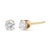 Celebrate any occasion with these classic shimmering diamond stud earrings. Crafted from 14k Yellow Gold each earring...