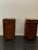 Vintage Art Nuveau Bedside Tables in Cherry, Set of 2 For Sale - Image 11 of 16