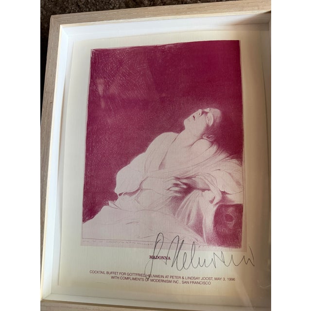 Realism Signed 1996 Lithograph by Gottfried Helnwein Titled “Madonna” For Sale - Image 3 of 6