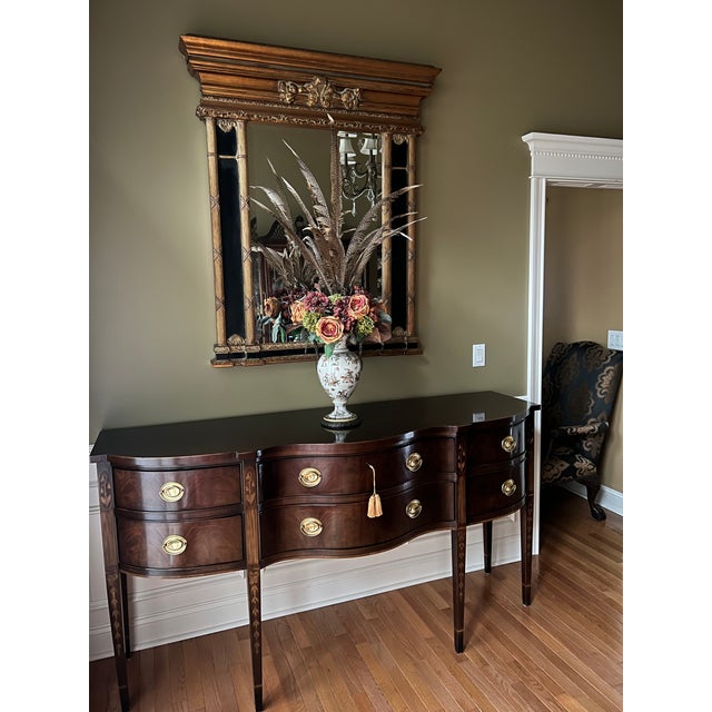 Gold 2016 Empire Style Wall Mirror For Sale - Image 8 of 12