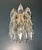 Glass Vintage Italian Clear Murano Glass Poliedri Wall Sconces, 1990, Set of 2 For Sale - Image 7 of 13