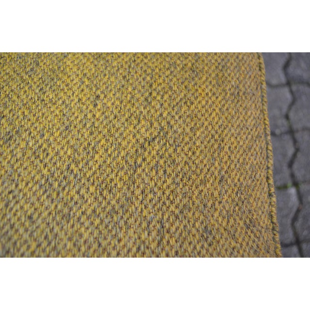 Yellow Set of Antimott Recliner Wingback Lounge Chair & Ottoman from Knoll, 1950s For Sale - Image 8 of 18