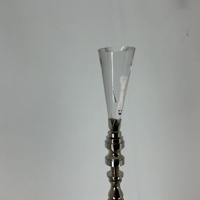 Vintage French Lucite Stack Lamps For Sale - Image 14 of 15