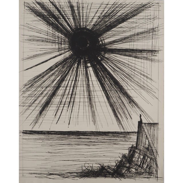 Bernard Buffet, Solitude in the Dark Sun, 1958, Engraving For Sale