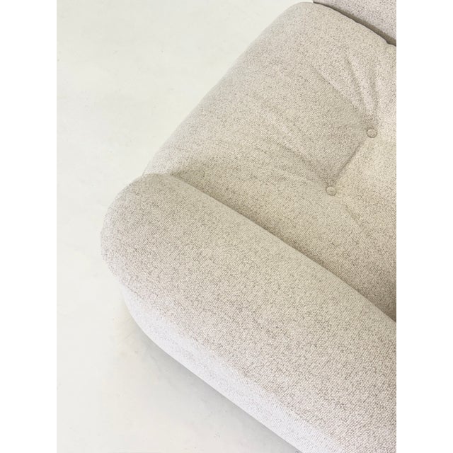 Sapporo Chair in Crème Beige by Mario Marenco for Mobil Girgi, 1970s For Sale - Image 10 of 13