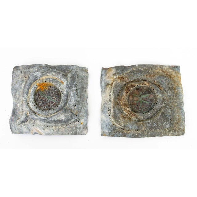 Mid-Century Glass and Metal Panels, 12 For Sale - Image 11 of 11