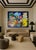 Blue Scott Harper Mixed Media Painting titled “Nova” 52 x 68 2025 For Sale - Image 8 of 11