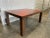 1970's Mod Orange Tile Top Dining Table For Sale - Image 4 of 13