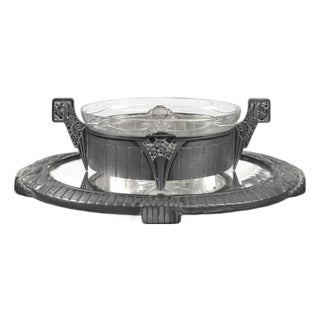 Art Nouveau Silver-Plated Metal Planter by Dilecta Goldsmiths For Sale