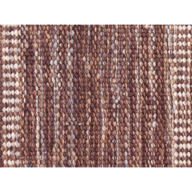 Flatweave Modern Rug In Gray With Scandinavian Pattern "Tally" For Sale - Image 9 of 9