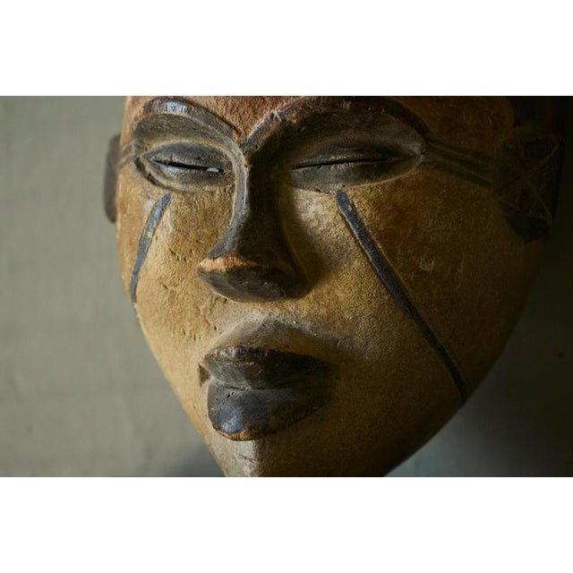 African Bena Lulua Mask Kasai Region, 1940s For Sale - Image 3 of 13