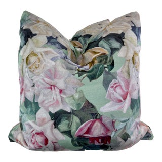 Scalamandre "Passion" in Laduree Velvet 22" Pillows-A Pair For Sale