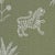 Schumacher Schumacher Tiger Palm Silhouette Outdoor Fabric In Sage For Sale - Image 4 of 5