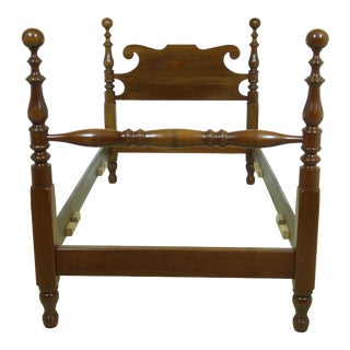 Stickley Twin Size Cherry Cannonball Bed For Sale
