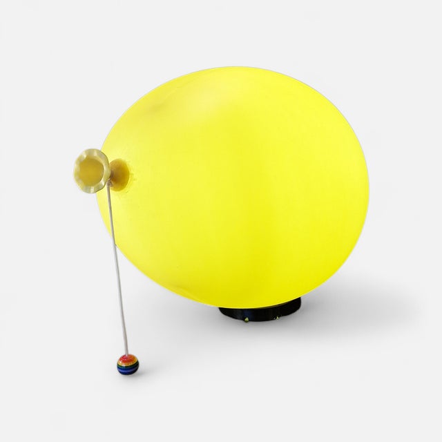 Plastic Large Baloon Table Lamp by Yves Christin for Bilumen, 1984 For Sale - Image 7 of 7