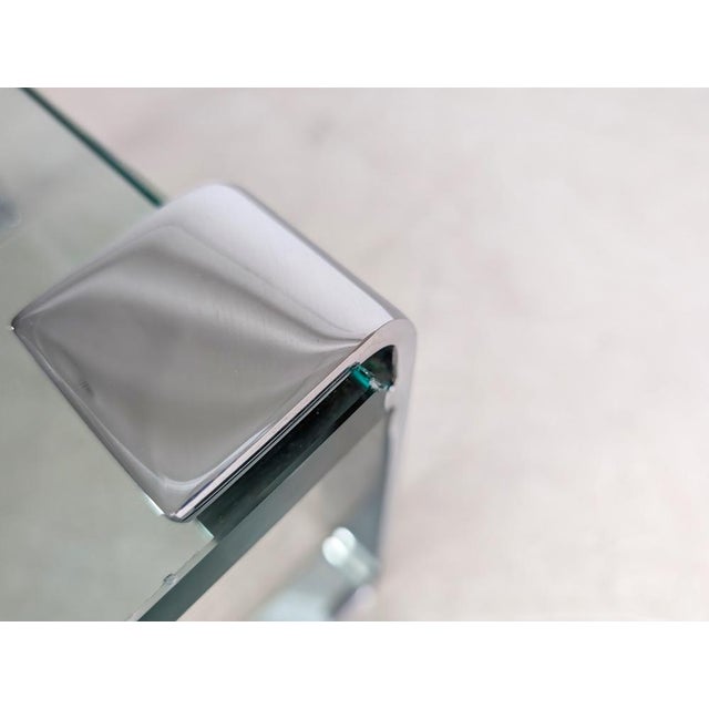 Silver Coffee Table in Glass from Draenert For Sale - Image 8 of 9