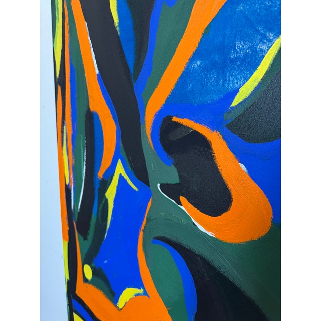 Textile Cross Currents, Contemporary Abstract Painting by Matt Higgins For Sale - Image 7 of 10