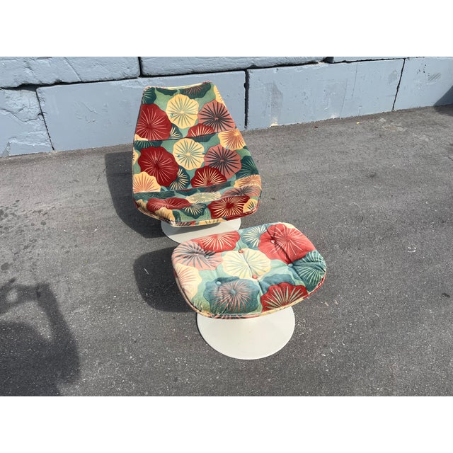 Mid Century F588 Lounge Chair With Ottoman by Geoffrey Harcourt Artifort, 1970s For Sale - Image 11 of 16