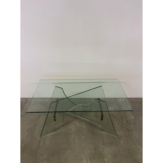 Glass Table from Fontana Arte, 1960s For Sale - Image 6 of 9