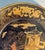 Antique Chinese Laquer Hand Painted Small Plate For Sale - Image 9 of 12