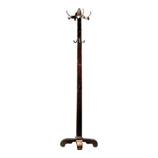 Antique Mahogany Coat Tree For Sale