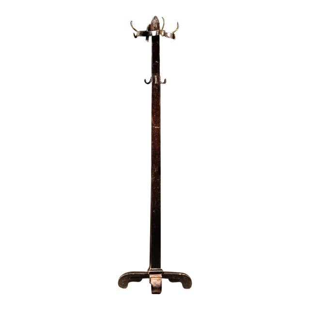 Antique Mahogany Coat Tree For Sale