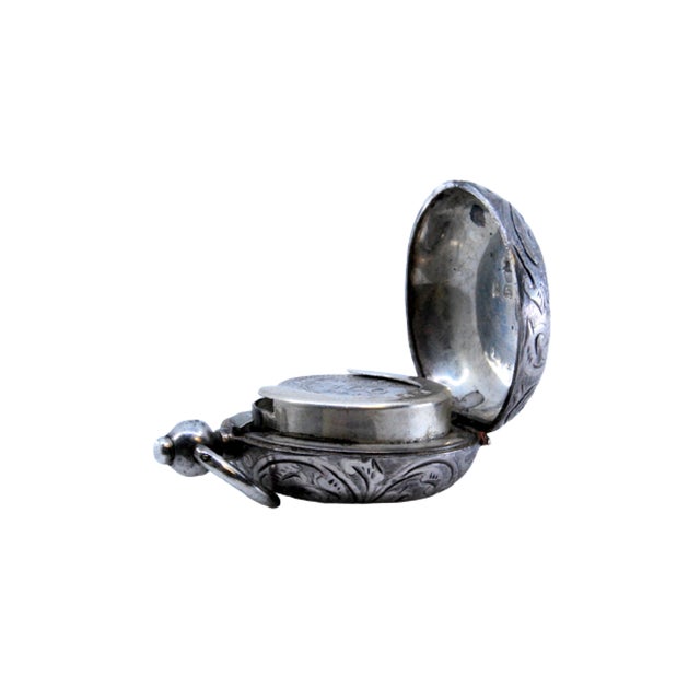 Silver Libra Holder with Reliefs For Sale - Image 10 of 10