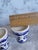 Ceramic 1950s Handpainted Delft Porcelain Egg Cups - a Pair For Sale - Image 7 of 8