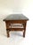 Wood Antique Chinoiserie Bamboo Low Table Display W/Black Elm Top For Sale - Image 7 of 8