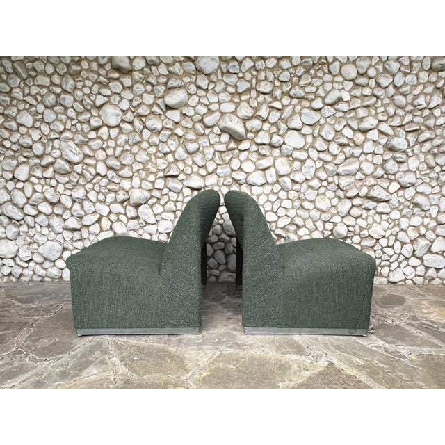 Mid-Century Modern Alky Lounge Chairs by Giancarlo Piretti for Castelli, 1970s, Set of 2 For Sale - Image 3 of 15