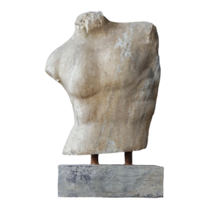 Carved Marble Roman Statue Torso