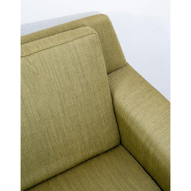 Mid Century Danish Modern Sofa Couch Rosewood Green Wood Vintage Denmark 3 Seat For Sale - Image 11 of 12