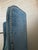 2010s Blue Velvet Wingback Armchair – Tufted High‑Back Accent Chair With Nailhead Trim For Sale - Image 5 of 7